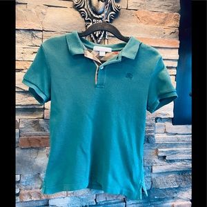 Burberry Children Green Polo 👕